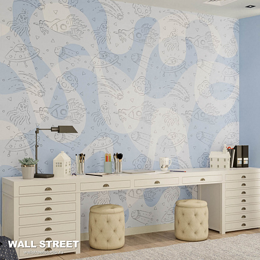 Фотообои в интерьере артикул Childhood Space 9, CHILDHOOD SPACE, Wall street Фотообои в интерьере артикул Childhood Space 9, CHILDHOOD SPACE, Wall street