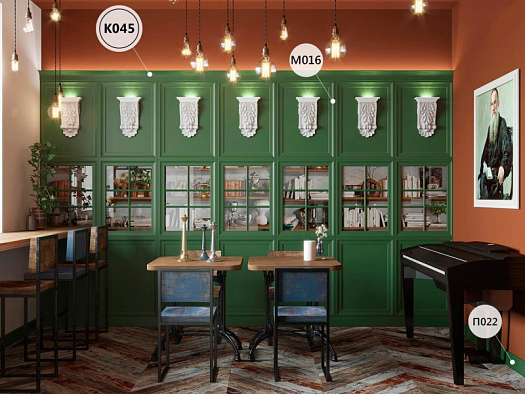 Плинтусы в интерьере артикул KX045, 85Х55, Потолочные карнизы, Cosca Плинтусы в интерьере артикул KX045, 85Х55, Потолочные карнизы, Cosca