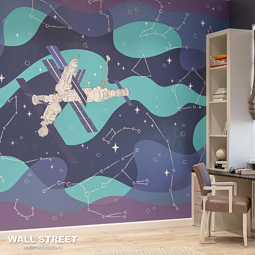 Фотообои в интерьере артикул Childhood Space 5, CHILDHOOD SPACE, Wall street Фотообои в интерьере артикул Childhood Space 5, CHILDHOOD SPACE, Wall street