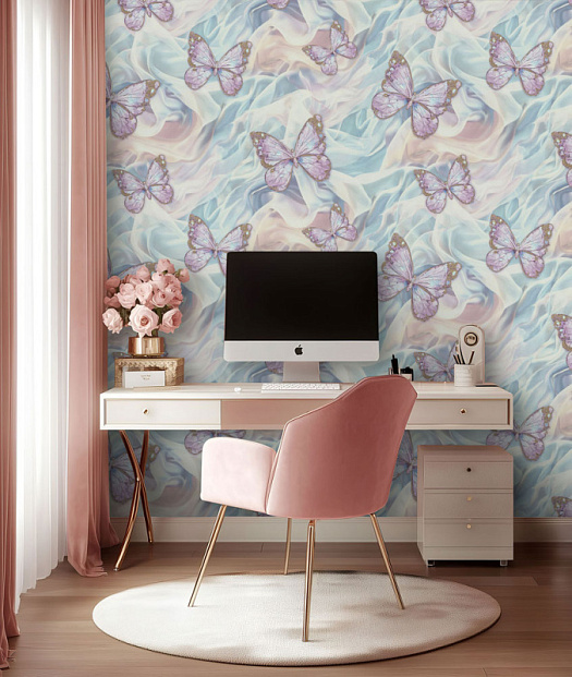 Обои в интерьере артикул 7270-03, Сияй, Euro Decor Обои в интерьере артикул 7270-03, Сияй, Euro Decor